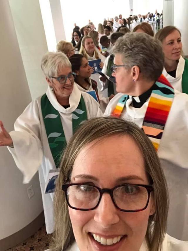 Assembly Procession Selfie